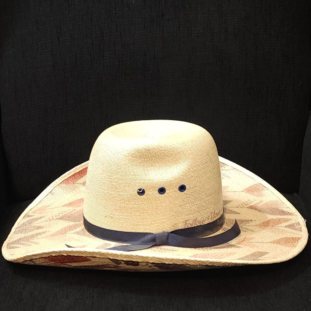Charlie 1 Horse Straight Arrow Mexican Palm Cowboy Hat - Picture 2 of 12
